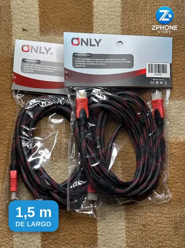 Cable HDMI Reforzado 4K — 1.5M