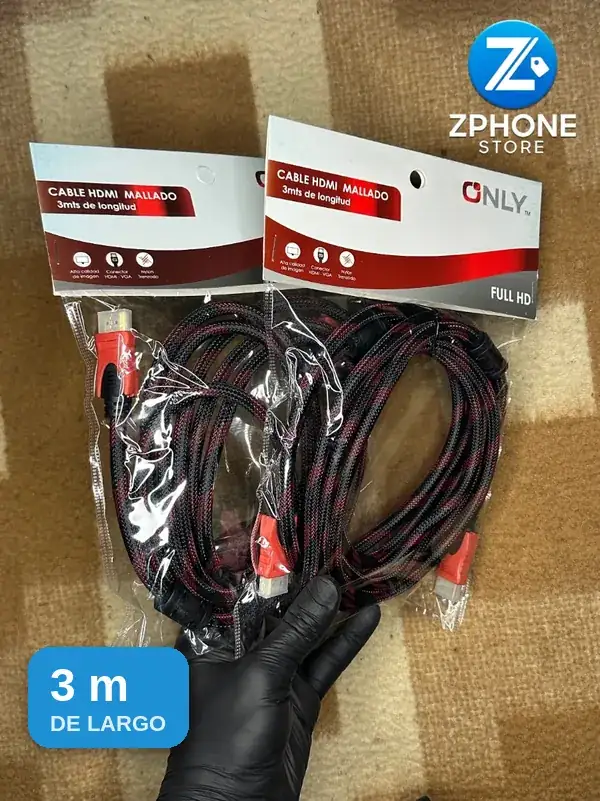 Cable HDMI Reforzado 4K — 3M