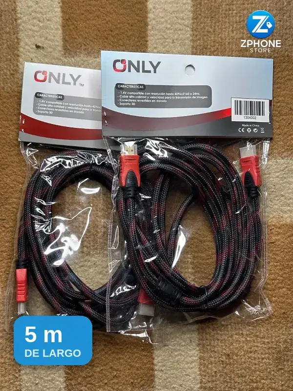 Cable HDMI Reforzado 4K — 5M