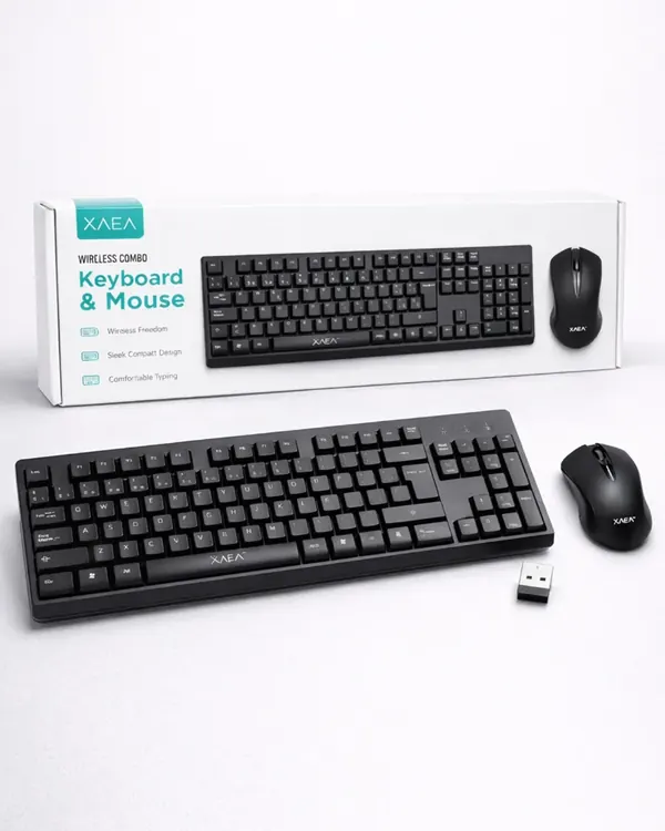 Combo Teclado + Mouse Inalambricos