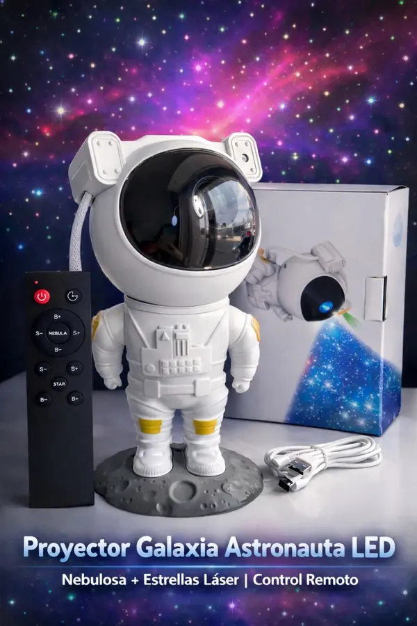 Proyector Galaxia Astronauta LED