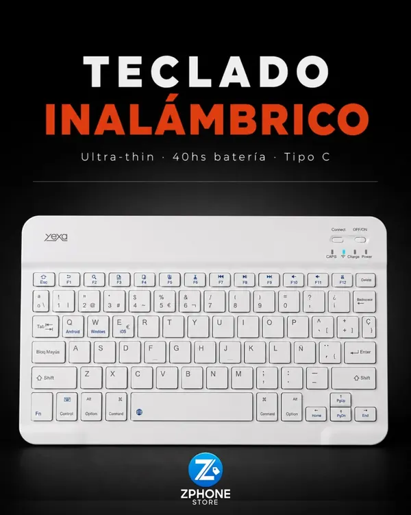 Teclado Bluetooth YEXA Inalámbrico