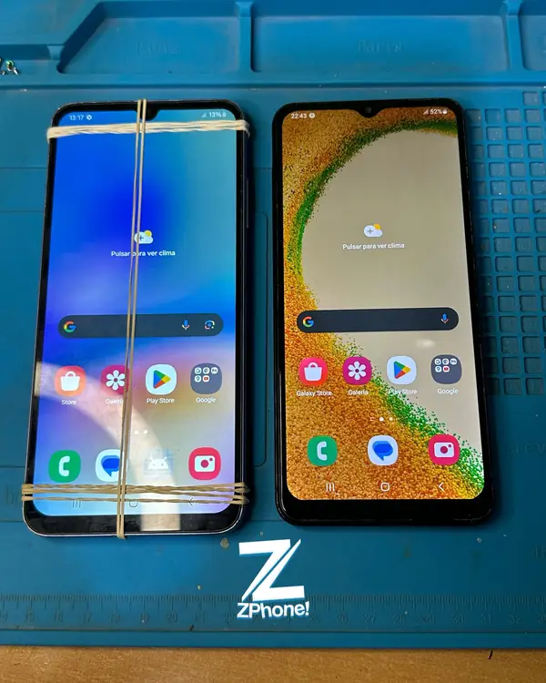 Samsung Galaxy A05 · Cambio de módulo · Después