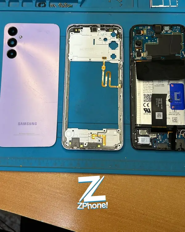 Samsung Galaxy A05 · Cambio de módulo · Proceso